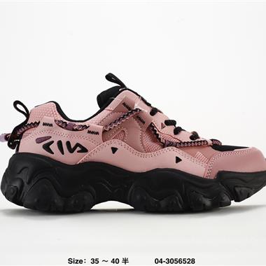 FILA  FLUID 5 貓爪5.0 簡約舒適 防滑耐磨低幫老爹鞋