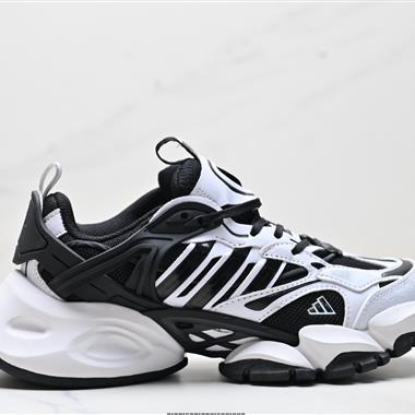Adidas XLG RUNNER DELUXE 系列低幫老爹風增高復古休閑運動慢跑鞋