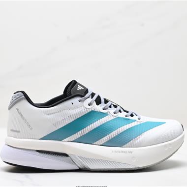 Adidas adizero BOSTON 13 透氣網眼競速跑鞋