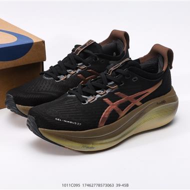 Asics Gel-Nimbus 27 復古透氣耐磨跑步鞋 