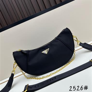 PRADA   2025新款女生時尚包包  尺寸：30x15x9CM