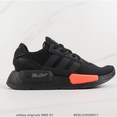 Adidas originals NMD G1 三葉草爆米花緩震跑步鞋