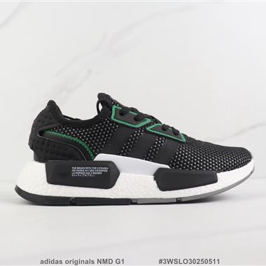 Adidas originals NMD G1 三葉草爆米花緩震跑步鞋