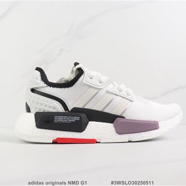 Adidas originals NMD G1 三葉草爆米花緩震跑步鞋