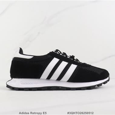 Adidas Retropy E5三葉草復古休閑跑步鞋