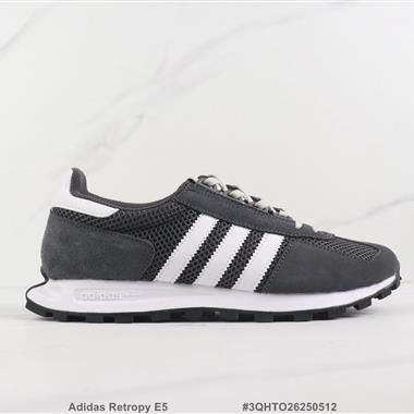 Adidas Retropy E5三葉草復古休閑跑步鞋