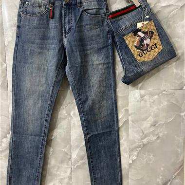 GUCCI   2025夏季新款休閑牛仔褲