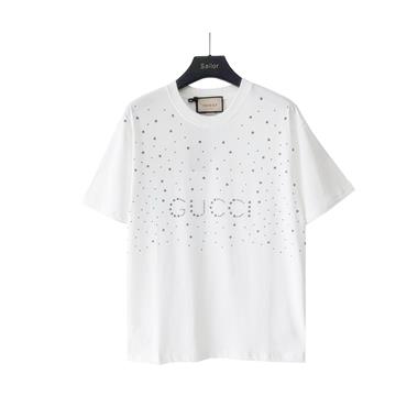GUCCI   2025夏季新款短袖T恤  尺寸偏大