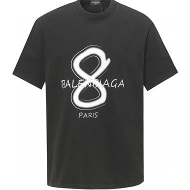 Balenciaga  2025夏季新款短袖T恤  尺寸偏大