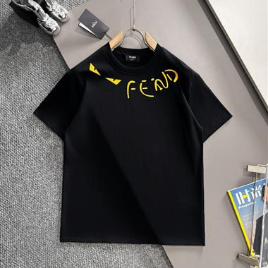 FENDI   2025夏季新款短袖T恤  尺寸偏大