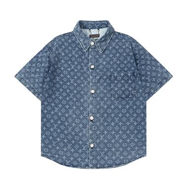 LouisVuitton   2025夏季新款短袖牛仔襯衫