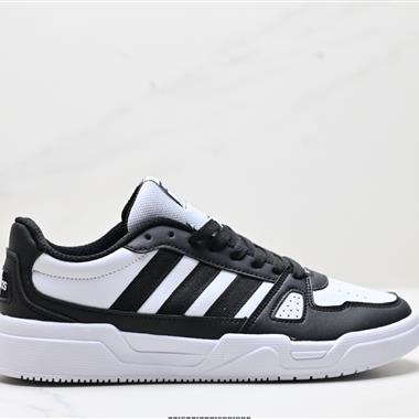 Adidas LITE BALLER 織物合成革 舒適百搭 平衡透氣低幫 板鞋