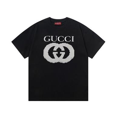 GUCCI   2025夏季新款短袖T恤  尺寸偏大