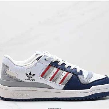Adidas Forum LOW CL三葉草低幫 經典魔術貼復古板鞋
