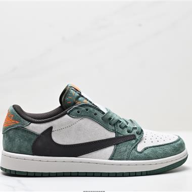 fragment design x Travis Scott x Nike Air Jordan 1 Low OG SP”Black/Green Toe“AJ1