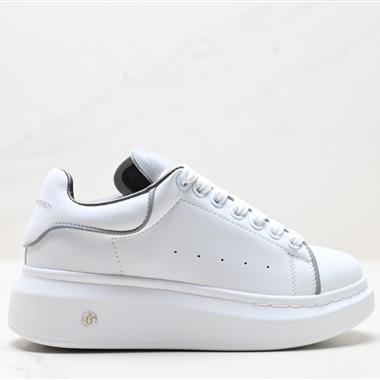Alexander McQueen Sole Leather Sneakers低幫時裝厚底休閑運動小白鞋