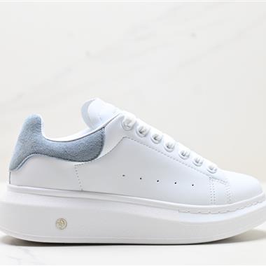 Alexander McQueen Sole Leather Sneakers低幫時裝厚底休閑運動小白鞋