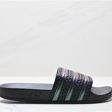 Adidas originals Adilette 運動舒適 橡膠底壹字拖鞋