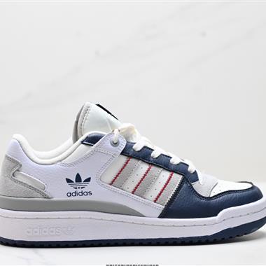 Adidas Forum LOW CL三葉草低邦 經典魔術貼復古板鞋 
