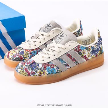 Adidas Originals Gazelle Indoor 三葉草休閑防滑耐磨低幫板鞋