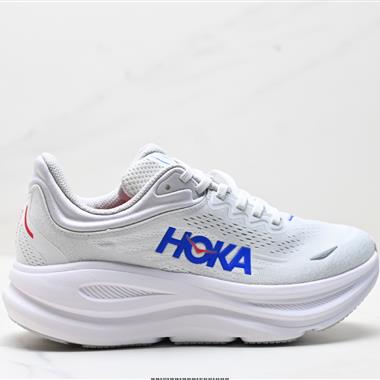 HOKA ONE ONE Bondi 9 復古舒適防滑耐磨 低幫 山地戶外跑步鞋