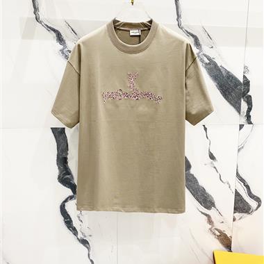 YSL   2025夏季新款短袖T恤  尺寸偏大