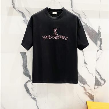 YSL   2025夏季新款短袖T恤  尺寸偏大