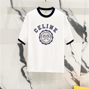 CELINE   2025夏季新款短袖T恤  尺寸偏大