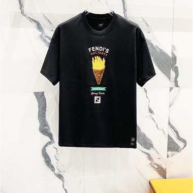 FENDI   2025夏季新款短袖T恤  尺寸偏大