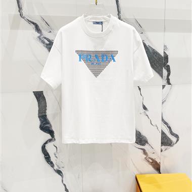 PRADA   2025夏季新款短袖T恤  尺寸偏大