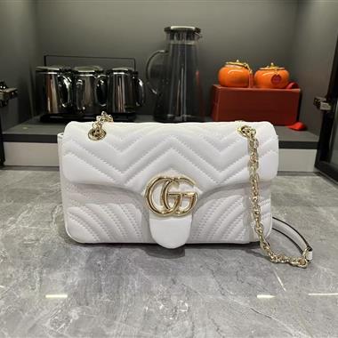 GUCCI   2025新款女生時尚包包 尺寸：26*15*7CM