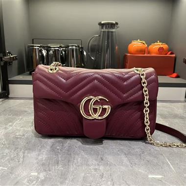 GUCCI   2025新款女生時尚包包 尺寸：26*15*7CM