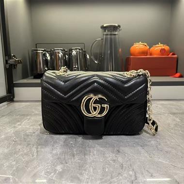 GUCCI   2025新款女生時尚包包 尺寸：22*12.5*6CM