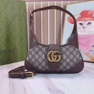 GUCCI   2025新款女生時尚包包 尺寸：27*13.5*2CM