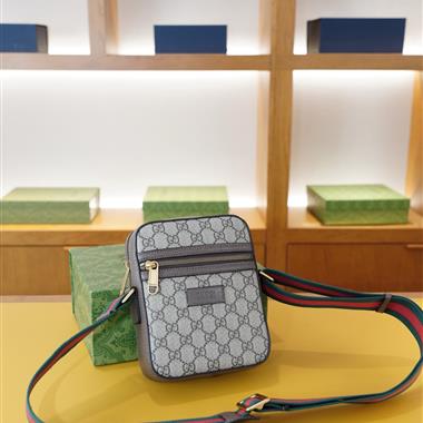 GUCCI   2025新款男生時尚包包 尺寸：19x15x5CM