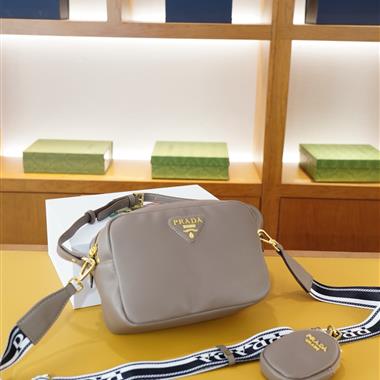 PRADA   2025新款男生時尚包包 尺寸：23x15x9CM