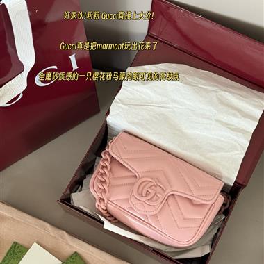 GUCCI   2025新款女生時尚包包  尺寸：16.5*11CM