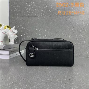 GUCCI    2025新款時男生時尚包包   尺寸：25*14*10CM