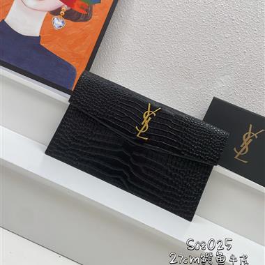 YSL   2025新款時女生時尚包包   尺寸：27*16*2CM