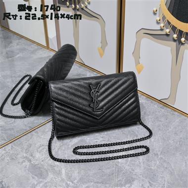YSL   2025新款時女生時尚包包   尺寸：22.5*14*4CM
