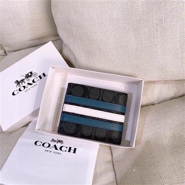 COACH   2025新款時尚皮夾   尺寸：12*10CM
