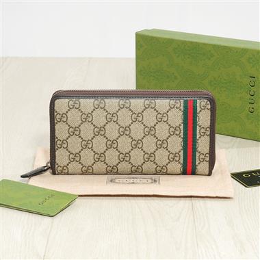 GUCCI    2025新款時尚皮夾   尺寸：21*11CM