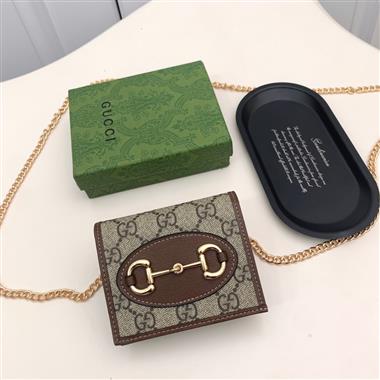 GUCCI   2025新款時尚皮夾   尺寸：11*9*3CM