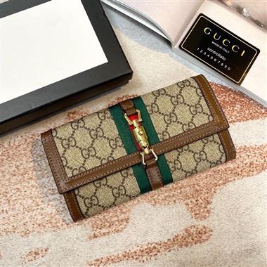 GUCCI   2025新款時尚皮夾   尺寸：19*10.5*3.5CM