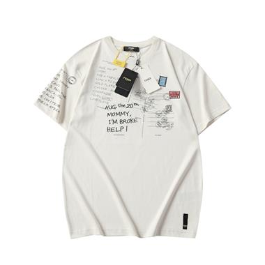 FENDI   2025夏季新款短袖T恤  尺寸偏大