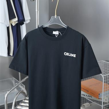 CELINE   2025夏季新款短袖T恤  尺寸偏大