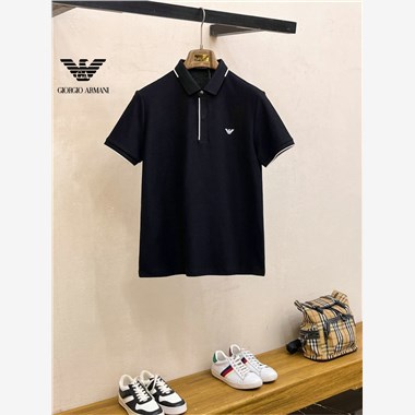 ARMANI  2025夏季新款短袖POLO衫
