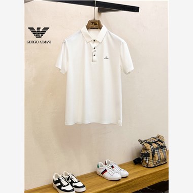 ARMANI  2025夏季新款短袖POLO衫