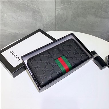 GUCCI  2025新款時尚皮夾 尺寸：20*10CM