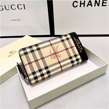 BURBERRY  2025新款時尚皮夾 尺寸：20*10CM